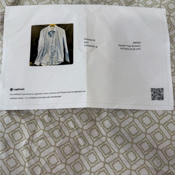 BURBERRY BRIT Men's Blue Shirt - Picture 13 of 14